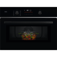 AEG 5000 CombiAir - Microgolfoven met heteluchtfunctie Zwart TO5NK401B
