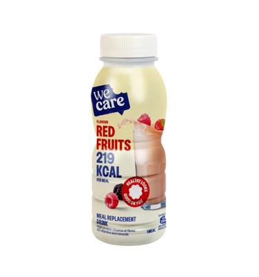 Meal replacement drink red fruits