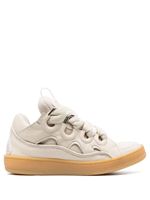 Lanvin Curb leather sneakers - Tons neutres