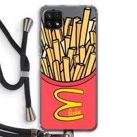 McElodie: Samsung Galaxy A22 5G Transparant Hoesje met koord