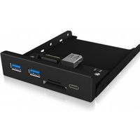ICY BOX IB-HUB1417-i3 3,5 front panel extender - thumbnail