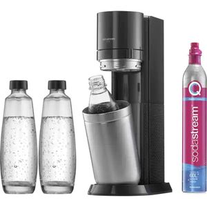 SodaStream Duo Titan Promo-Pack 2 glazen karaffen 1l + 1 fuse 1l