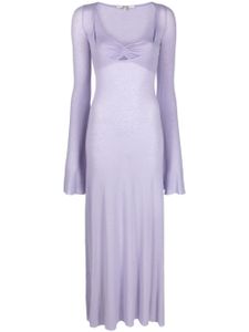 MANURI robe Nina à coupe longue - Violet