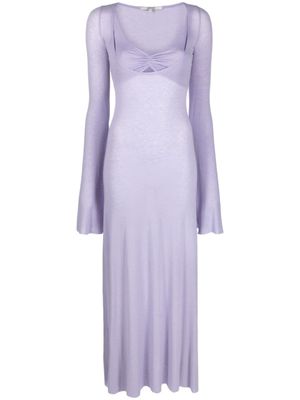 MANURI robe Nina à coupe longue - Violet