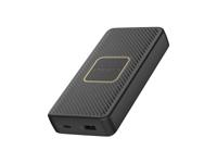 OtterBox OtterBox Dual Port Fast Charge Power Bank 15000 mAh 18W + Qi Wireless Charger 10W Black