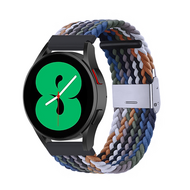 Braided nylon bandje - Multicolor Dark - Xiaomi Mi Watch / Xiaomi Watch 2 / Xiaomi Watch S1 / S2 / S3 / S4