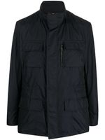 Moorer veste militaire à capuche détachable - Bleu
