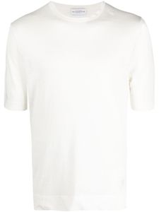 Ballantyne t-shirt en lin à manches courtes - Blanc