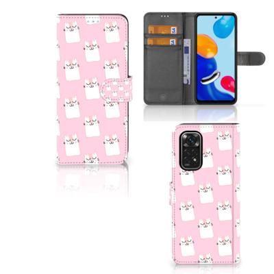 Xiaomi Redmi Note 11/11S | Telefoonhoesje | Met pasjeshouder | Sleeping Cats