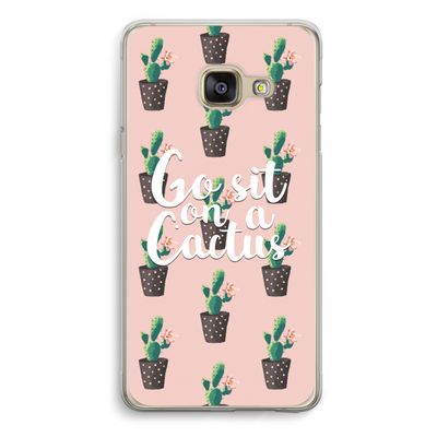 Cactus quote: Samsung A3 (2017) Transparant Hoesje