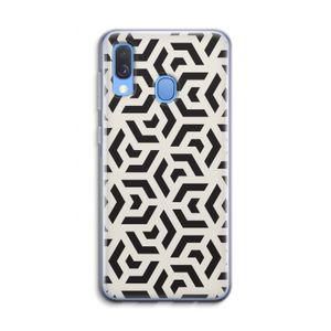 Crazy pattern: Samsung Galaxy A40 Transparant Hoesje