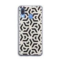 Crazy pattern: Samsung Galaxy A40 Transparant Hoesje