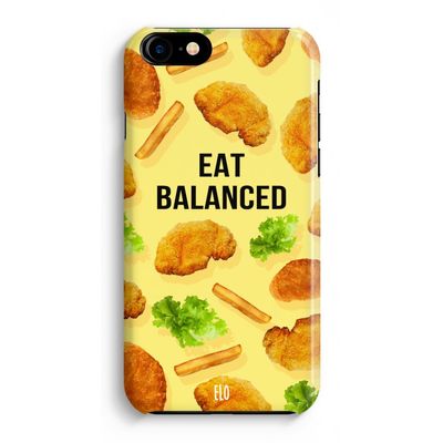 Eat Balanced: Volledig Geprint iPhone 7 Hoesje