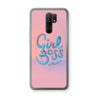 Girl boss: Xiaomi Redmi 9 Transparant Hoesje