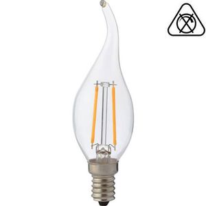 LED Lamp - Kaarslamp - Filament Flame - E14 Fitting - 4W - Natuurlijk Wit 4200K