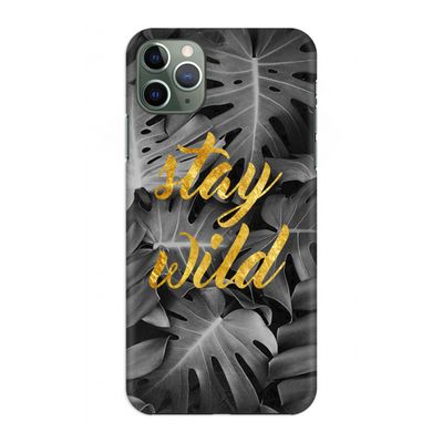 Stay wild: Volledig geprint iPhone 11 Pro Max Hoesje