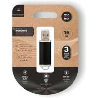 Pendrive Tech One Tech TEC3006-16 16 GB Zwart