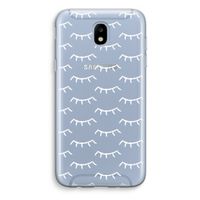 Wimpers: Samsung Galaxy J5 (2017) Transparant Hoesje
