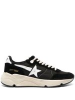 Golden Goose baskets lacées à patch étoile - Noir