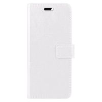 Basey Samsung Galaxy A02s Hoesje Book Case Kunstleer Cover Hoes -Wit