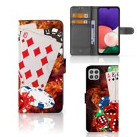 Samsung Galaxy A22 5G | Wallet Case | met Pasjes | Casino