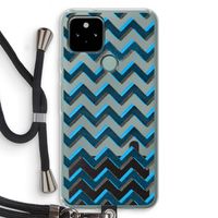 Onderbroken lijn: Pixel 5 Transparant Hoesje met koord