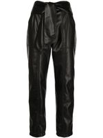 Simkhai pantalon Tessa en cuir artificiel - Noir