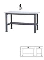 Beta C58Bc-X1,6 Werkbank | Met werkblad inox - 058000606