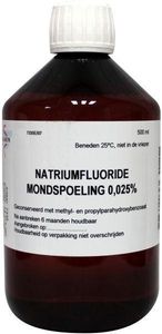 Natriumfluoride mondspoeling 0.025