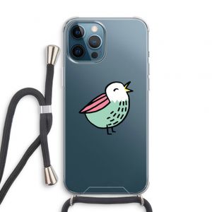 Birdy: iPhone 12 Pro Transparant Hoesje met koord