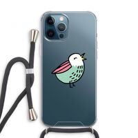 Birdy: iPhone 12 Pro Transparant Hoesje met koord