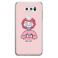 Hartje: LG V30 Transparant Hoesje