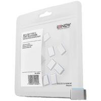 LINDY Sleutel voor USB-C-poort Set van 10 stuks Blauw Zonder sleutel - thumbnail