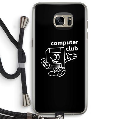 Floppyhead: Samsung Galaxy S7 Edge Transparant Hoesje met koord