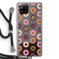 Donuts: Samsung Galaxy A42 5G Transparant Hoesje met koord