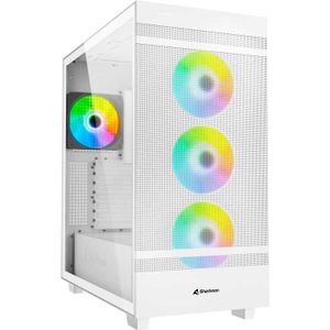 Sharkoon Rebel C50 White RGB tower behuizing