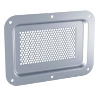 Penn Elcom D2101Z-04 ventilatieschotel geperforeerd groot zilver