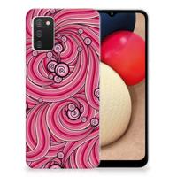 Samsung Galaxy A02s | Hoesje maken | Swirl Pink