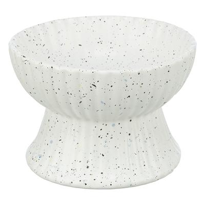 TRIXIE VOERBAK / DRINKBAK KAT VERHOOGD KERAMIEK WIT 200 ML 13 CM