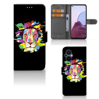 OPPO Reno 8 Lite | OnePlus Nord N20 Leuk Hoesje Lion Color OPPO Reno 8 Lite | OnePlus Nord N20 Leuk Hoesje Lion Color