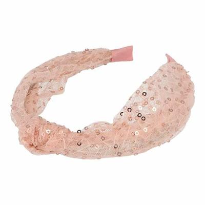 hoofdband Inca Pailletten Lasso Roze