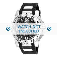 Horlogeband Invicta 18202.01 Rubber Zwart 26mm - thumbnail