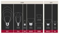 Paulmann 28857 LED-lamp Energielabel F (A - G) E14 2.7 W Warmwit (Ø x h) 45 mm x 81 mm 2 stuk(s) - thumbnail