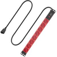 ACT Stekkerdoos PDU 19 inch C14 IEC60320 8-voudig type F. 3m H05VV-F 3G1.0