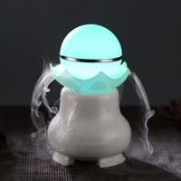 4W USB lading nacht verlichte parel ultrasone aromatherapie luchtbevochtiger met kleurrijk licht geleid voor huis / kantoor Water waterreservoir: 95m
