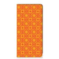 Samsung Galaxy A21s | Hoesje met Magneet | Batik Oranje