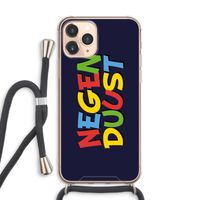 90's One: iPhone 11 Pro Max Transparant Hoesje met koord