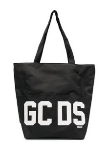 Gcds Kids sac porté épaule à logo imprimé - Noir