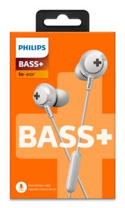 Philips In-Ear Oordopjes SHE4305WT/00 - Krachtig Basgeluid - met Microfoon - Wit