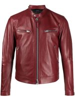 TOM FORD veste de moto à fermeture zippée - Rouge - thumbnail